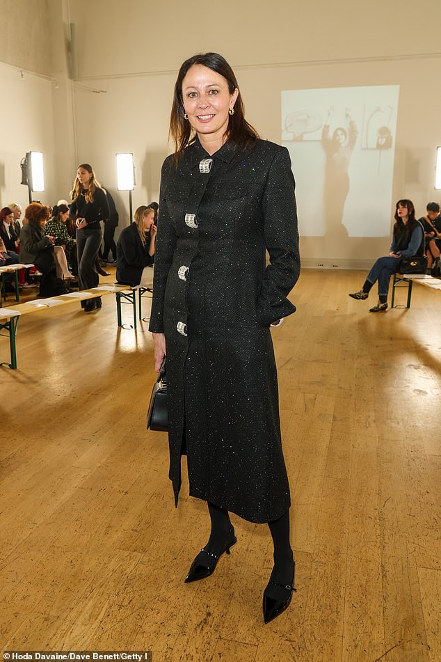 The chief executive of the British Fashion Council, Caroline Rush, attended.