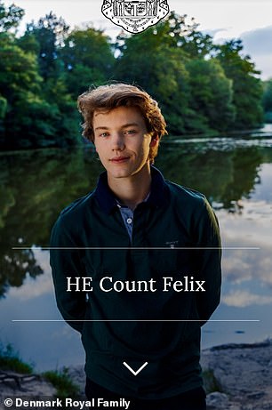 Count Felix, photographed on the house's website.