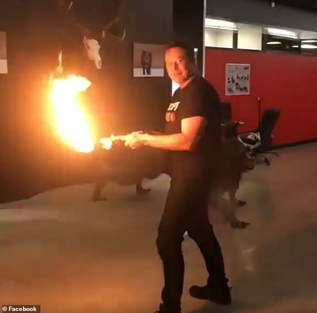 Musk himself sometimes seemed cavalier about security on visits to SpaceX sites: Four employees said he sometimes played with a novelty flamethrower.