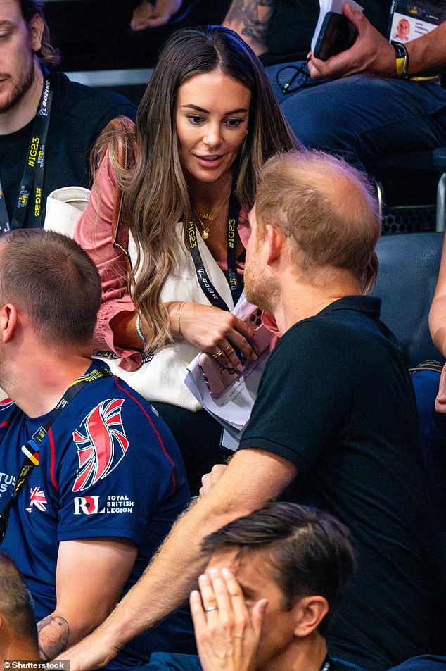 In September, she was seen photographed with the Prince at the Invictus Games in Dusseldorf, Germany.