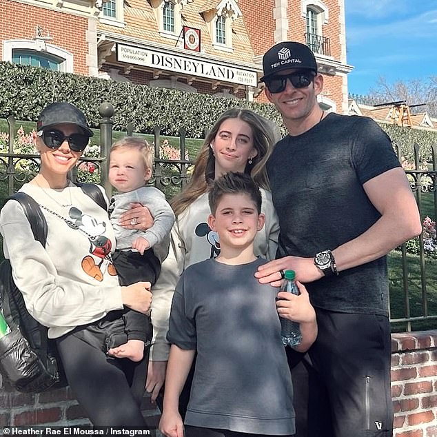 Tarek shares Taylor, 13, and Brayden, eight, with his ex Christina Hall.  He welcomed his first child, one-year-old Tristan, with Heather last year.