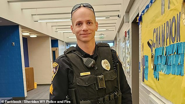 Authorities say William Lowery, 46, shot and killed Sheridan Nevada Krinkee Police Sergeant Tuesday morning while the officer was serving a trespass notice.