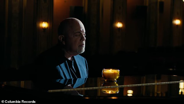 The Piano Man singer began the video by flipping through a page containing lyrics to his song Famous Last Words, which was originally released in 1993 and served as a marker for his long exit from his recording career.