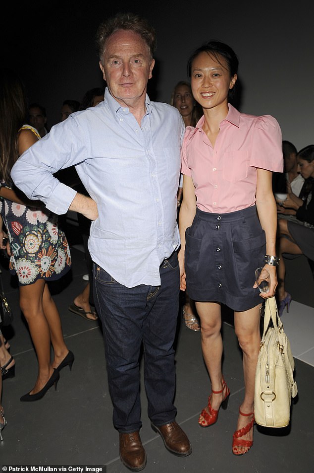 Kim Young pictured with Malcolm McLarane, with whom she was in a 12-year relationship