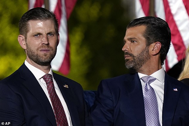 His children Don. Jr and Eric were also fined more than $1 million each and suspended for two years.