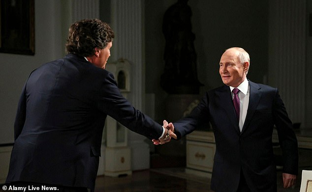 Carlson has since received backlash for his interview, especially in the wake of opposition leader Alexei Navalny.
