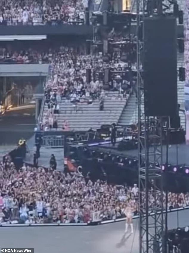 Former Triple M radio host James Anderson shared photos of empty seats at the Melbourne Eras Tour on Friday night. Photo: James Anderson
