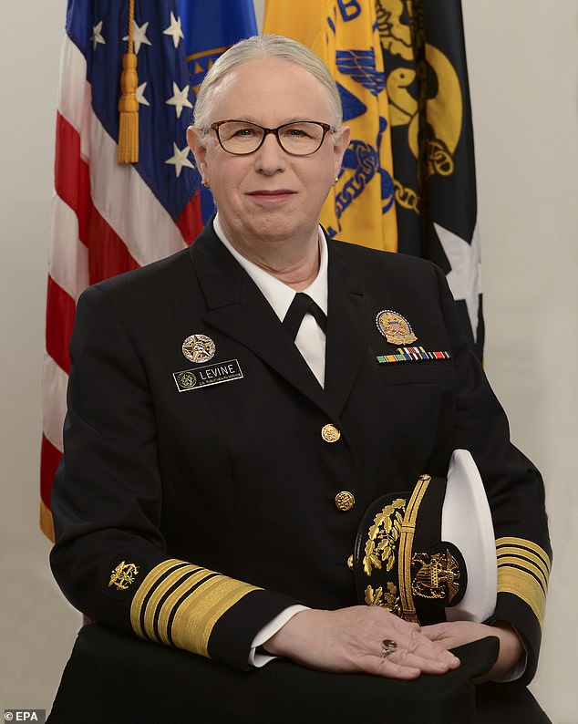 Levine is the highest-ranking openly transgender federal official in the country and was named a four-star admiral in the public health service.