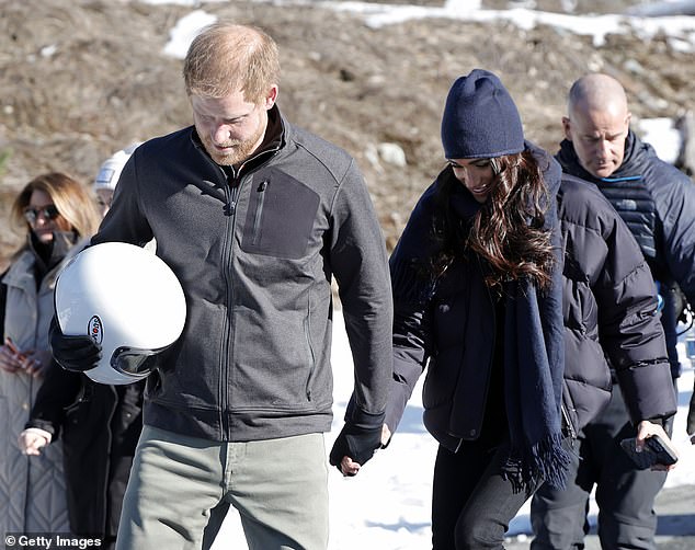 Although Meghan did not participate in the sleigh yesterday, she was able to enjoy watching