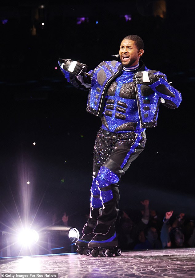 During the clip, Usher also revealed that he had asked other artists besides Justin to join him on stage as he headlined the halftime show. For his record-breaking halftime show, he performed with Alicia Keys, Lil Jon, Ludacris, will.i.am and HER.
