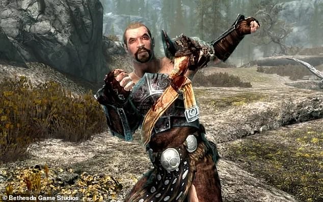 Whittaker is even a character in one of his favorite games, The Elder Scrolls: Skyrim.