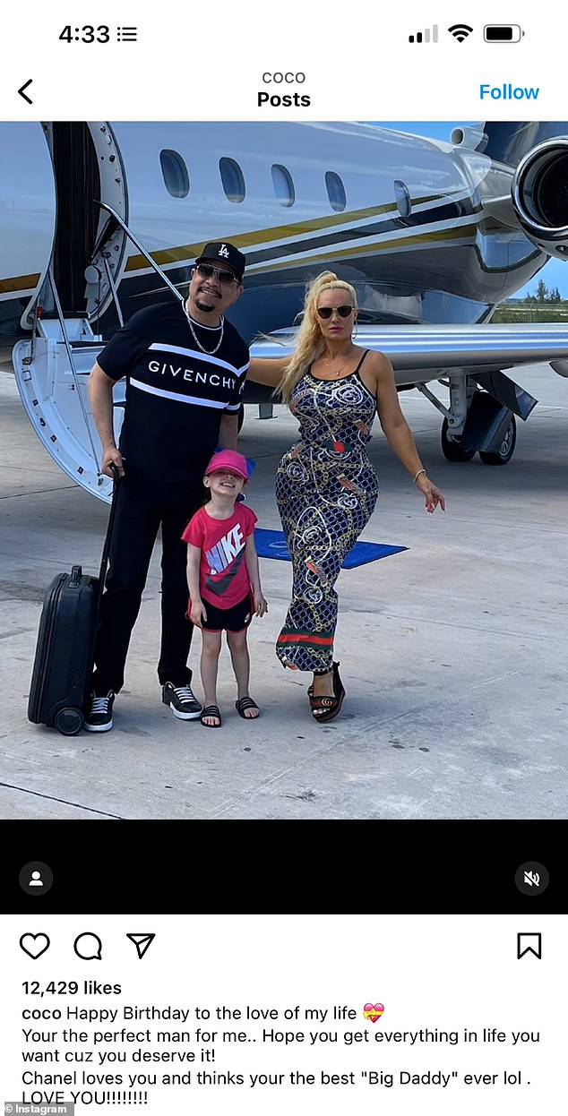 Wife Coco Austin, 44, called her husband 'the love of my life' on his birthday