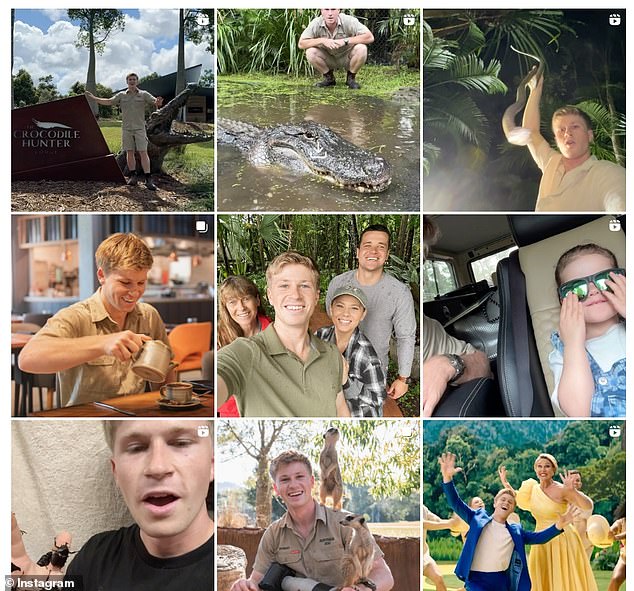 Since sharing the news of their split, Robert has seemingly deleted all traces of Rorie from his Instagram, as his grid now only shows posts featuring himself.