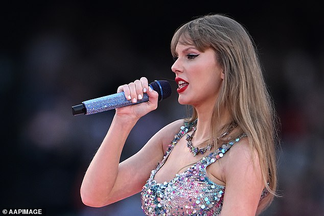 Swift is in Australia for her Eras tour and played her fourth night at the MCG on Sunday.