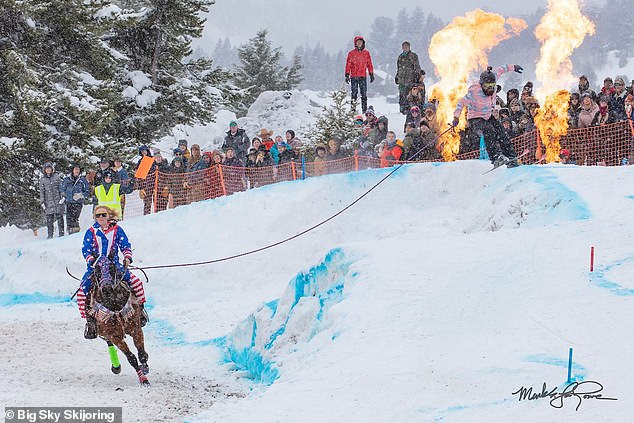 One of the highlights of the Skijoring calendar is the 'Best In The West Showdown' in Big Sky, Montana, which recently celebrated its sixth year.