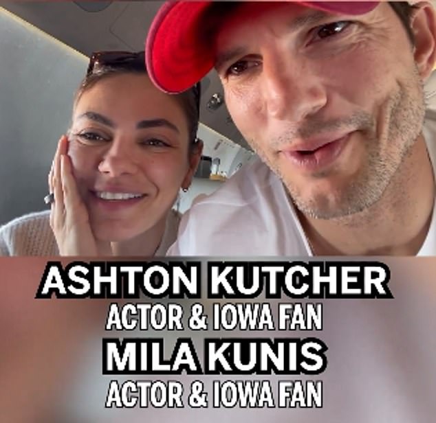 Kutcher and Kunis are hugely famous and took the time to celebrate Clark's achievement.