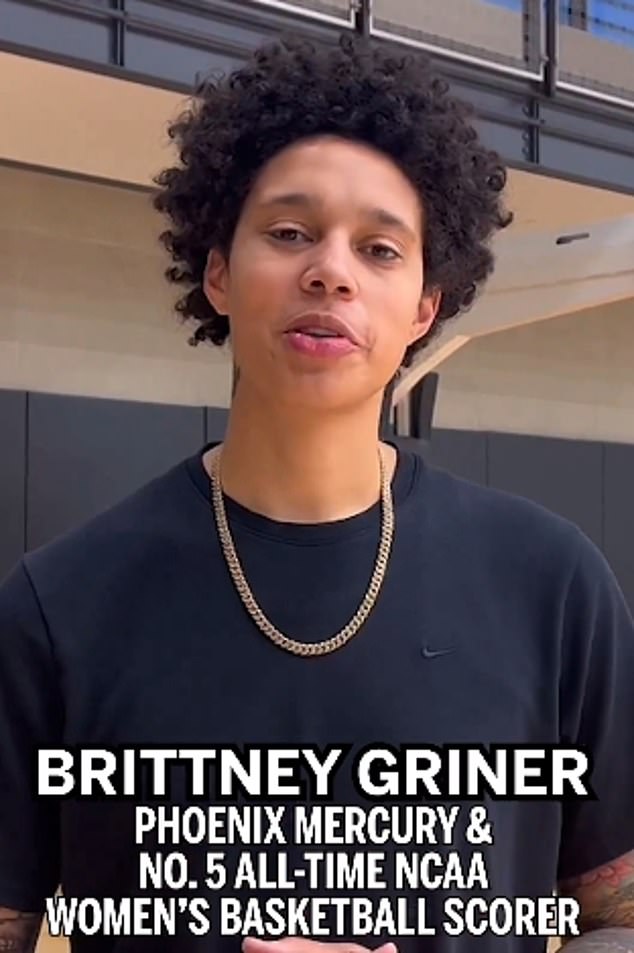 Griner, who chased the same record Clark now holds, also appeared in the long video.