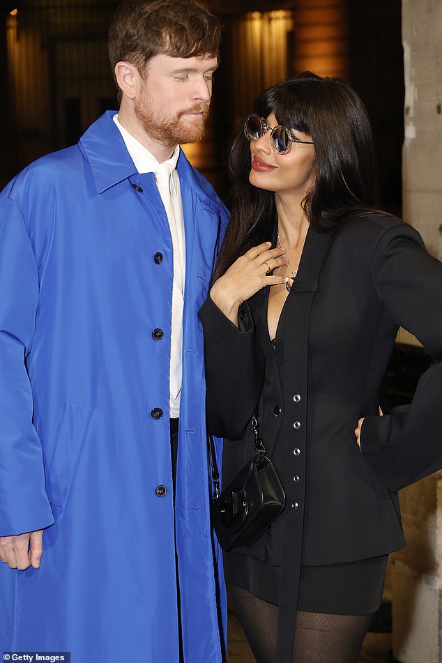 Jameela Jamil and her boyfriend James Blake looked as in love as ever when they attended the Valentino menswear show during Paris Fashion Week last month.