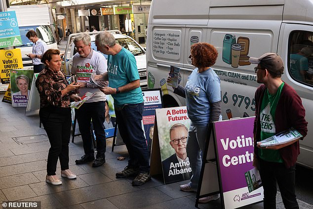 Pre-voting is now underway with early voting centers in operation (pictured: AEC's Sydney CBD early voting centre)