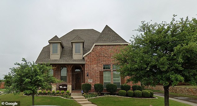 The couple's million-dollar property in Frisco, Texas