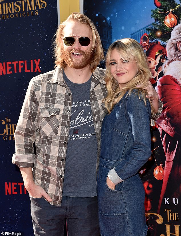 Wyatt confirmed that he and Meredith were expecting a second child in November; photographed in 2018