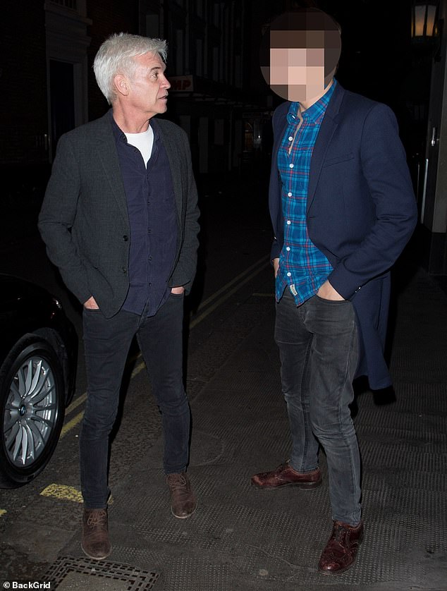 Schofield admitted to relationship with younger colleague (pictured together)