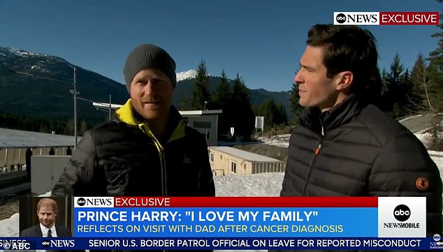 During a tour of the winter sports city of Whistler, which will host the 2025 Invictus Games along with Vancouver, Prince Harry was interviewed by Will Reeve.