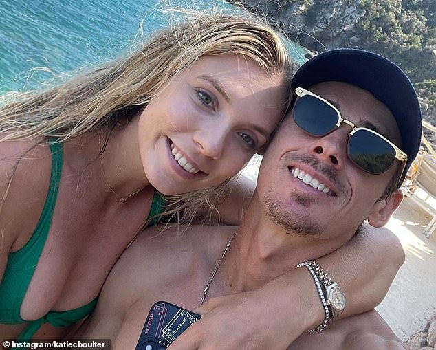 The Australian celebrated his birthday after the game with his girlfriend Katie Boulter