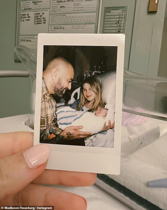 The reality TV personality, 29, announced that she gave birth to her second child earlier this week on Tuesday after suffering a heartbreaking stillbirth two years ago.