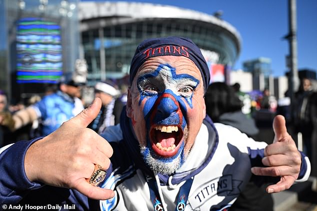 The Tennessee Titans had the drunkest fans, while their team only won six games this season.