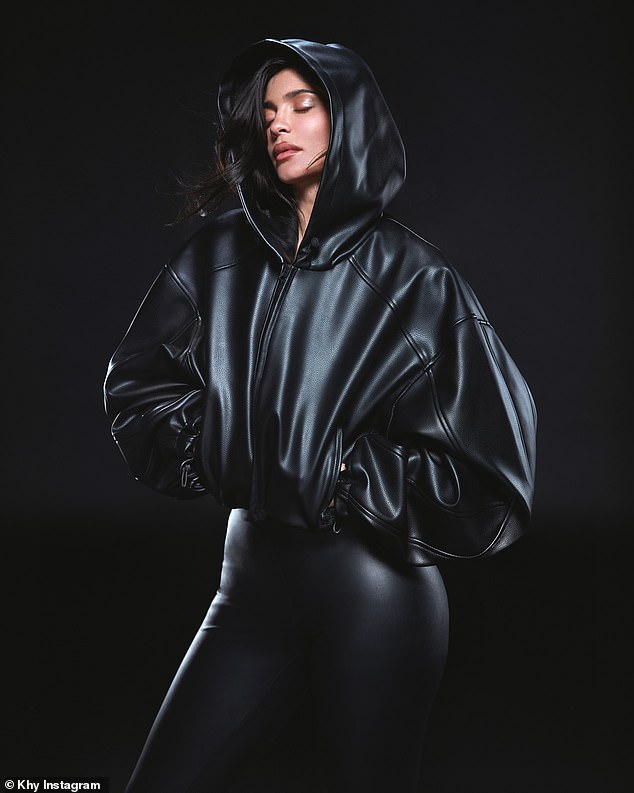 Earlier this week, Kylie modeled the cropped hooded jacket to announce that some Drop 001 items have been restocked at 