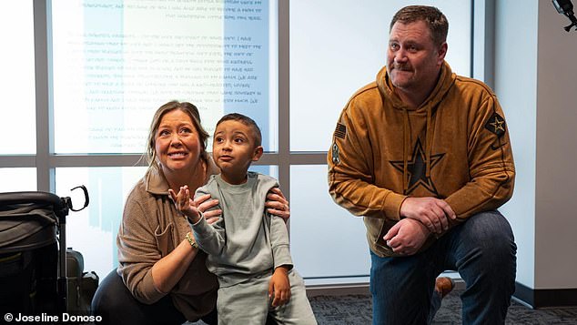 Jenny and Rob also met four-year-old Leonel, who was born with type 1 citrullinemia and was saved by Beau.
