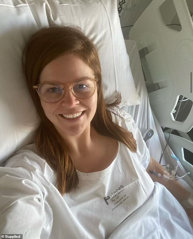 The 37-year-old initially thought her symptoms, including abdominal pain and diarrhea, were related to endometriosis, which she had struggled with for years.