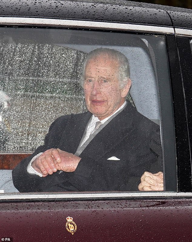 King Charles has been seen returning to London this week for further cancer treatment after his first public appearance at Sandringham.