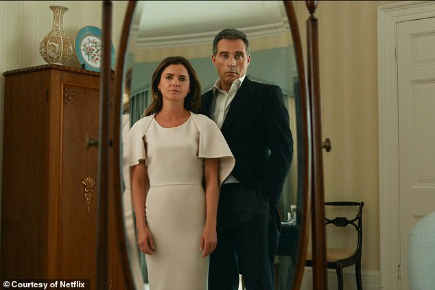 The sex on Netflix's The Diplomat, between Keri Russell and Rufus Sewell, is generally of the angry or transactional kind.