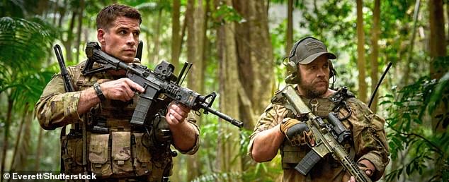 Land of Bad, starring Liam Hemsworth, Luke Hemsworth and Russell Crow, in a drama about a dangerous rescue attempt to save an ambushed special forces team, premiered on Friday and grossed enough to debut in 10th place with about 2.1 million dollars.