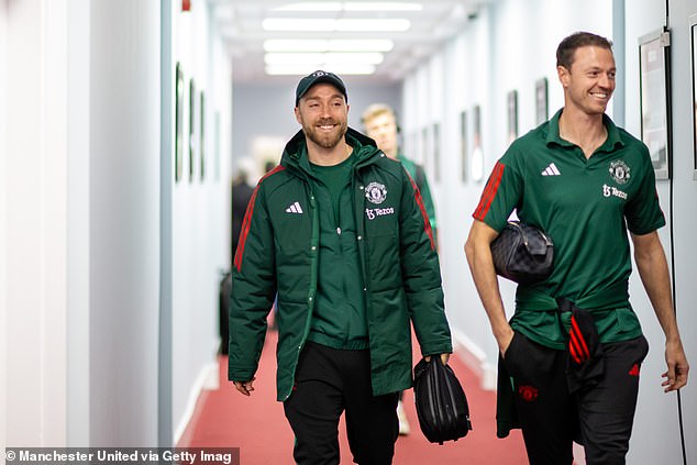 Lockyer revealed that he has spoken to people like Christian Eriksen (left), who suffered a heart attack on the field in 2021 while representing Denmark at the European Championship.