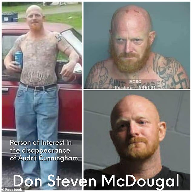 Don Steven McDougal, 42, has been arrested on an unrelated charge.