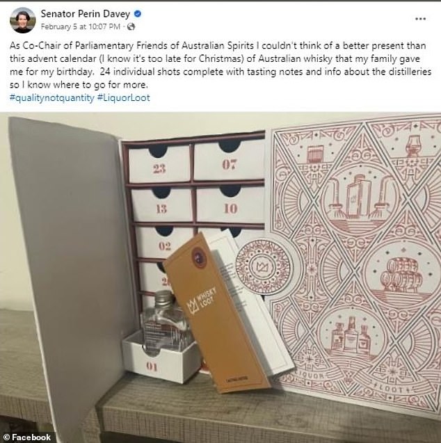 At the beginning of February, they gave him an Australian whiskey advent calendar complete with 24 drinks, tasting notes and information about the distilleries where they are made.