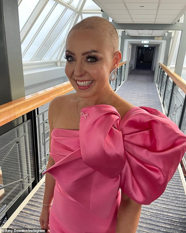 It comes after Amy spoke about the importance of being able to continue her television work during her battle with cancer, explaining that it gave her 