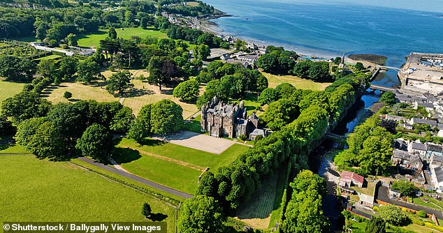 Glenarm Castle in Northern Ireland is a great destination for a family day out thanks to its nearby EB charging station