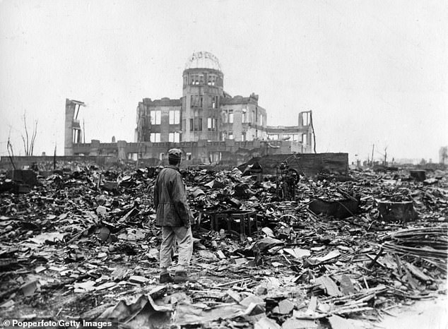 The devastating attack on the city in August 1945 led to the deaths of up to 130,000 Japanese men, women and children.