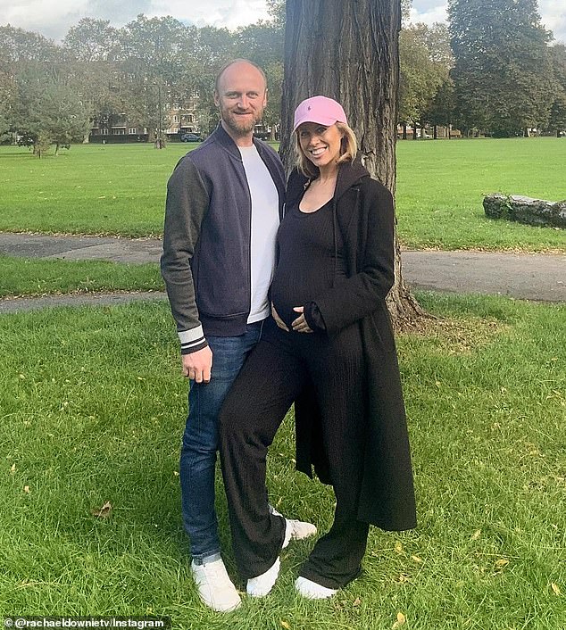 Rachael revealed that the couple was expecting their first child together in an Instagram post in October.