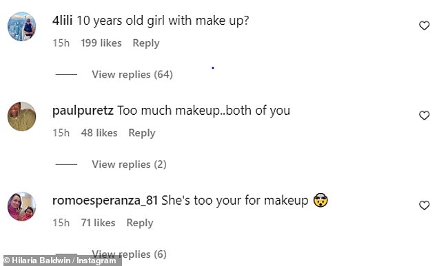 Within minutes, commenters began weighing in on whether it was appropriate for such a young girl to experiment with makeup.