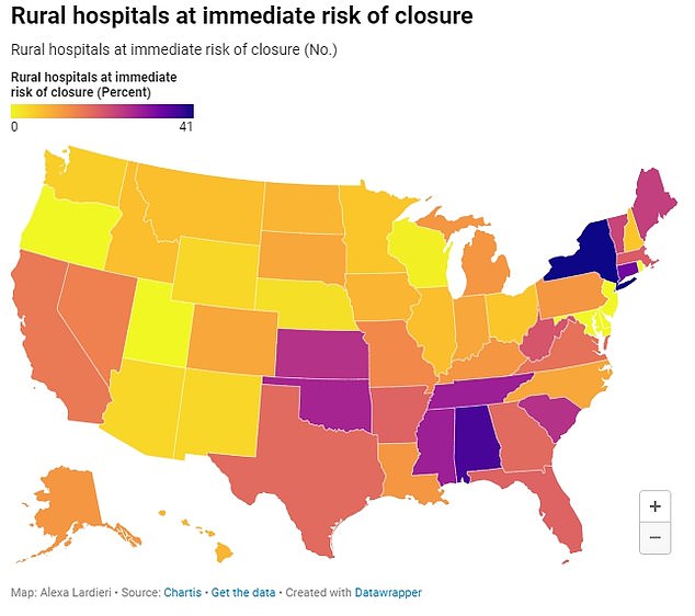 1708375632 168 Analysis reveals nearly 500 rural hospitals that serve millions of