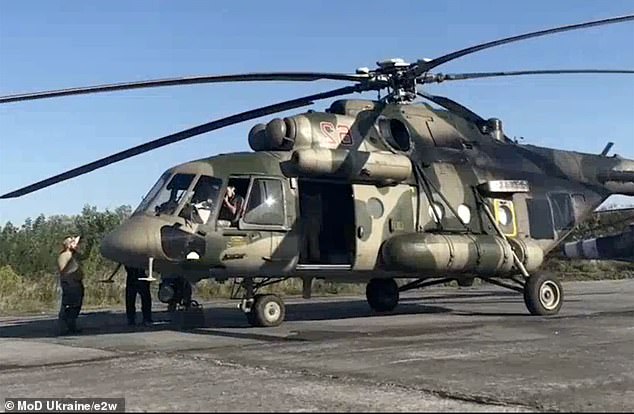 The Russian military pilot flew over the front line with his Mi-8 helicopter to defect to Ukraine.