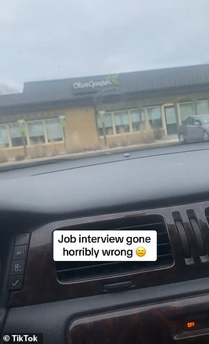 He complained about his job interview at Olive Garden, which went 