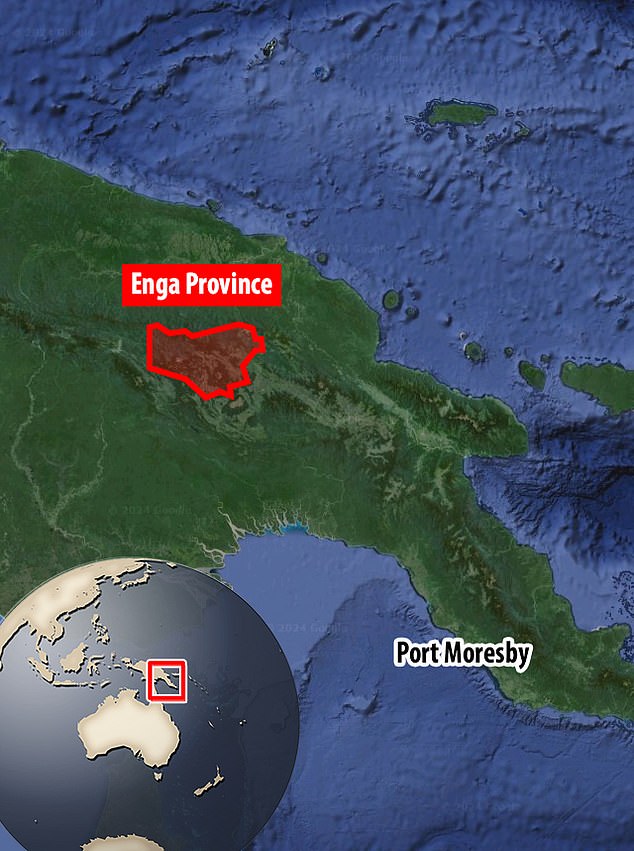 Papua New Guinea is located just north of Australia, and Sunday's massacre in Enga province is estimated to be the largest massacre in the area in recent times.