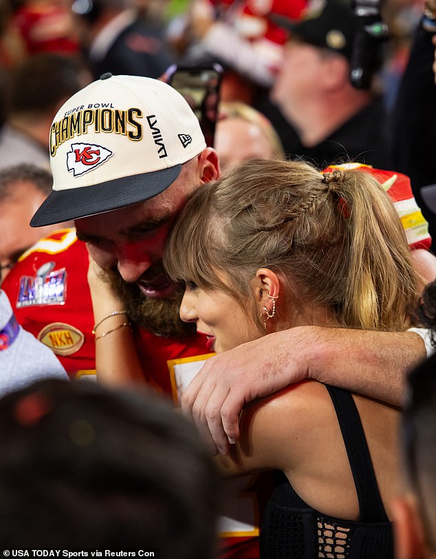 Kelce's relationship with pop star Taylor Swift dominated headlines since September 2023