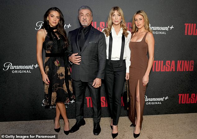 The Rocky star, 77, his wife Jennfier Flavin and their daughters have been doing the press rounds to promote season 2 of The Family Stallone.